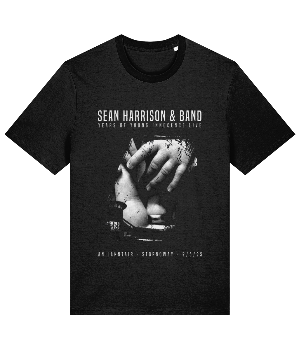 Sean Harrison & Band Live 2025 - White on Black/Grey