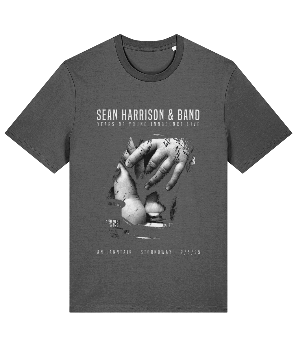Sean Harrison & Band Live 2025 - White on Black/Grey
