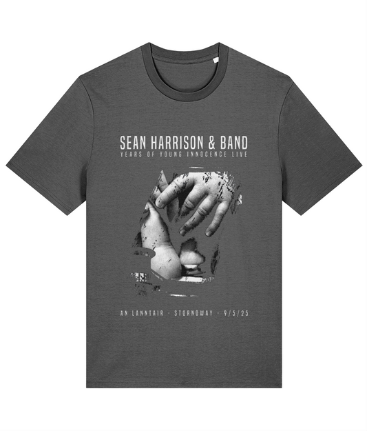 Sean Harrison & Band Live 2025 - White on Black/Grey